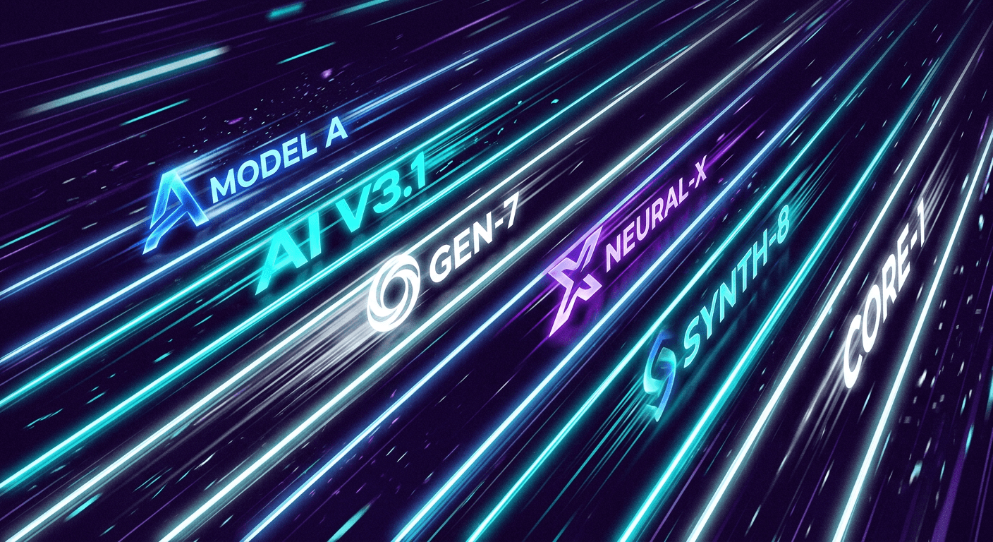 Abstract speed lines and motion blur representing rapid consecutive model releases