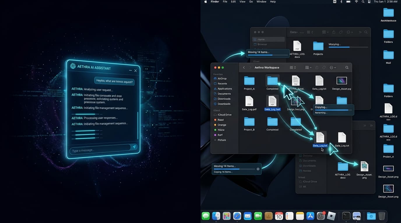 Perplexity Personal Computer coordinating tasks across local files, apps, and browser context