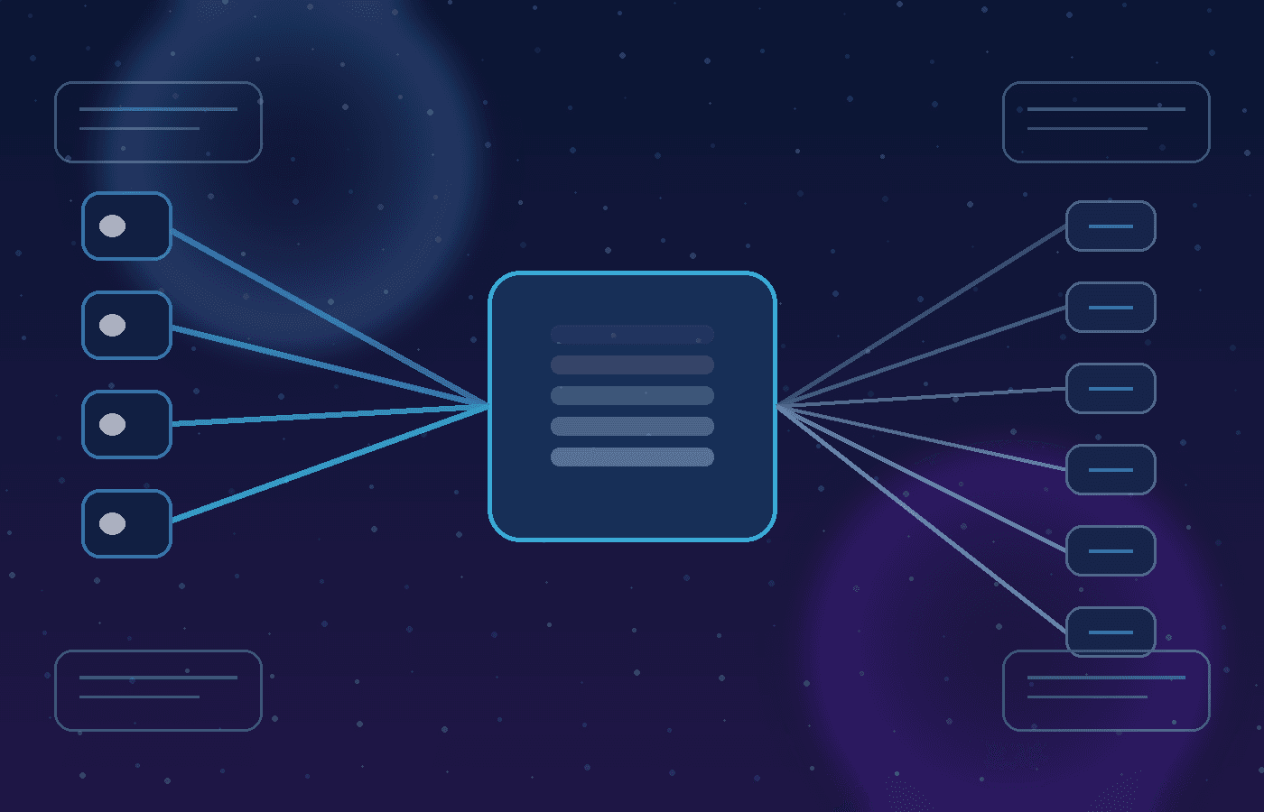 Concept scene of enterprise buyers separating premium AI workloads from lower-cost routed tasks while financial scrutiny and usage controls tighten around the system