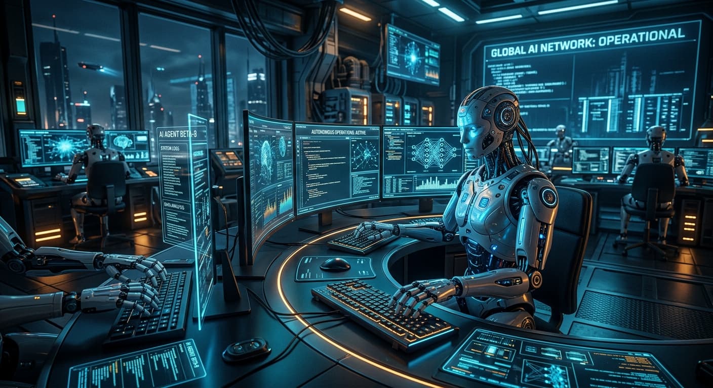 AI agents operating autonomously across multiple devices